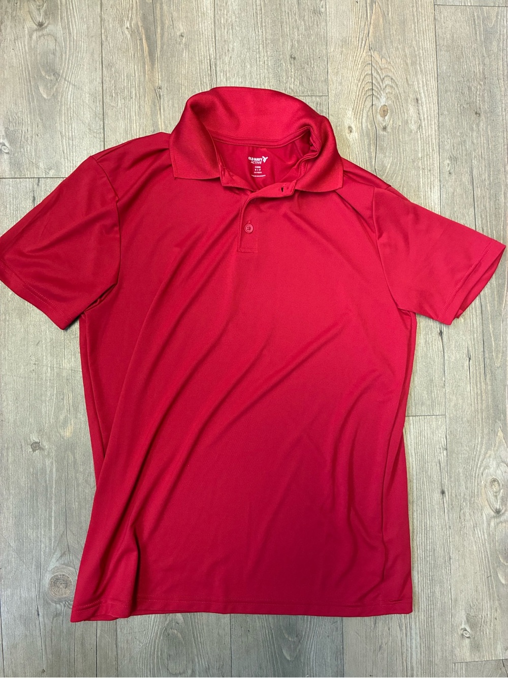 Old Navy Men's Red Athletic Polo Small